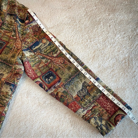 On The Rocks , California, tapestry coat. size X-Large, 1X, womens, vintage. - Picture 9 of 13